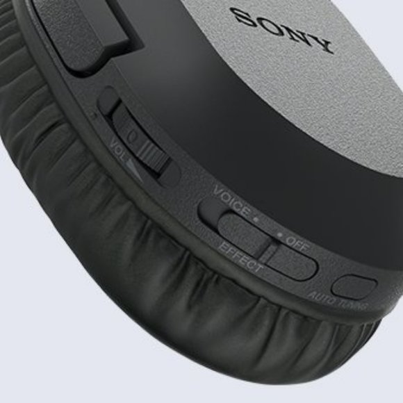 SONY WIRELESS (MDR-RF995RK) BLACK HEADPHONES - Picture 2 of 16